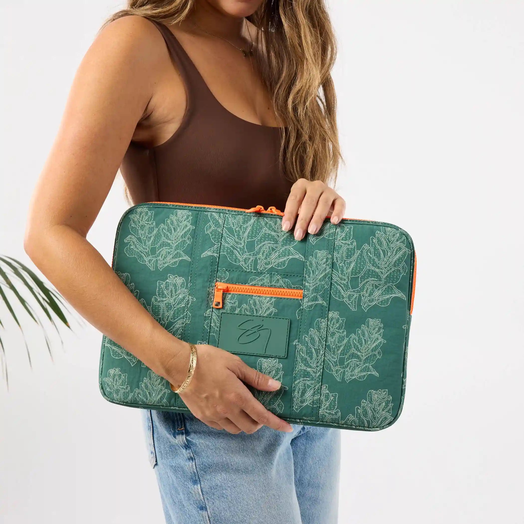 16 Inch Keep It Light Laptop Case | Leiha'a'akolea by Sig Zane